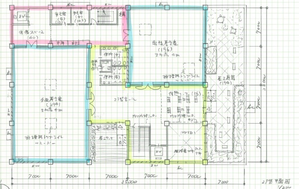 2階平面図