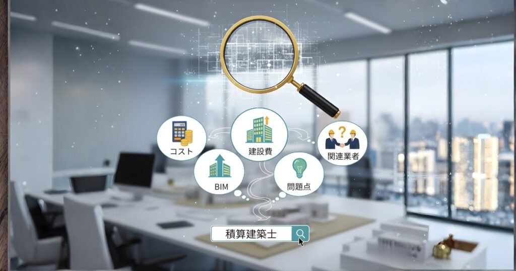 1. 「積算建築士」という言葉が検索される理由